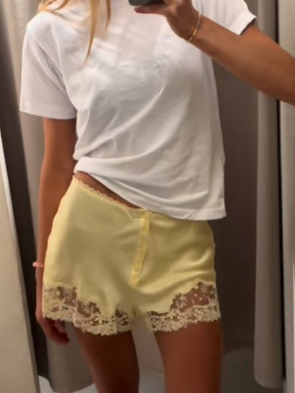 Zara x Kate Moss Silk Lace Shorts sz M - Picture 3 of 5